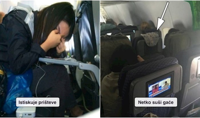 17 izrazito neugodnih situacija koje su ljudi doživjeli tijekom putovanja avionom