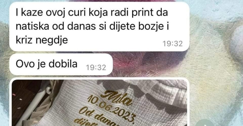 Cijela Hrvatska smije se propalom poklonu za krštenje jedne djevojčice, morate vidjeti ovaj hit