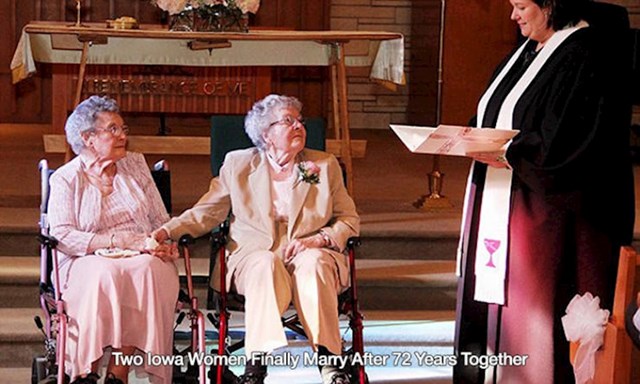 7. Žene su uplovile u bračnu luku nakon što su provele 72 godine zajedno