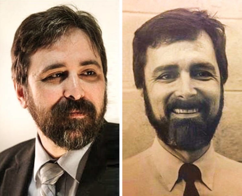 5. Moj tata i ja u istim godinama, imamo i isti stil 😄