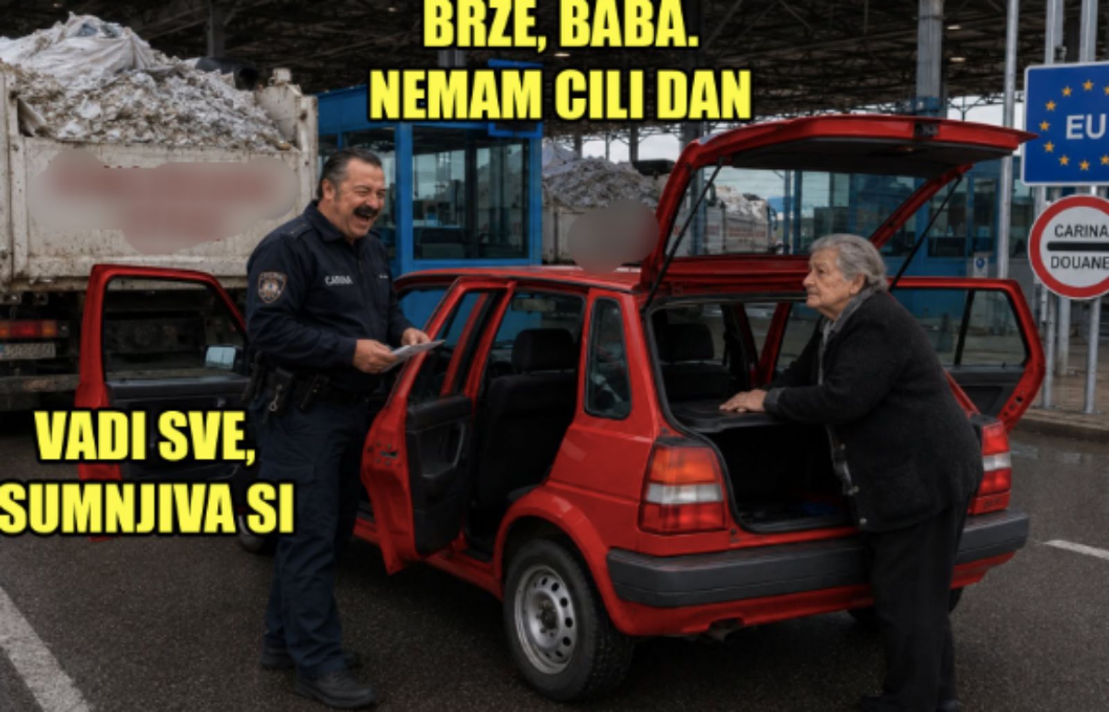 Ljudi na FB-u masovno lajkaju foru o situaciji na našim granicama, bila bi smiješna da nije tužna