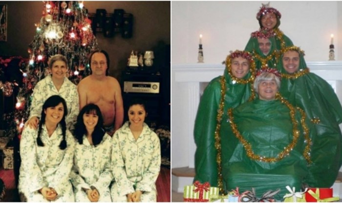 20+ obitelji pohvalile su se svojim božićnim fotkama, jedna je bizarnija od druge