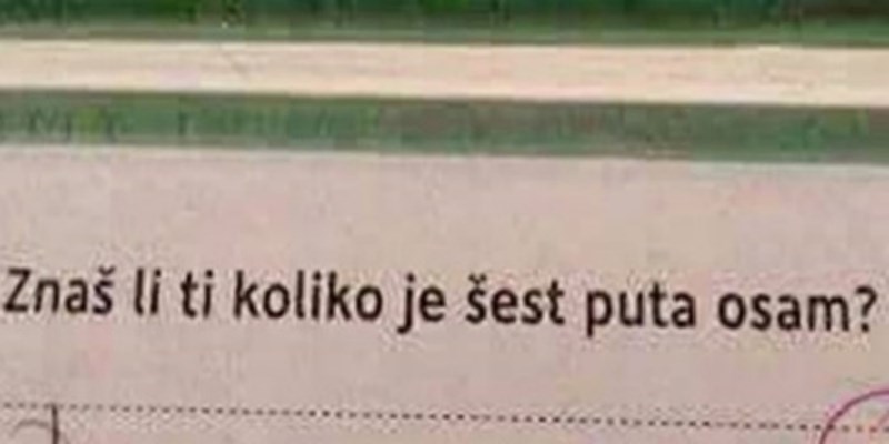 Učiteljica se nije mogla ne nasmijati kad je vidjela odgovor ovog djeteta, zaslužuje čistu peticu