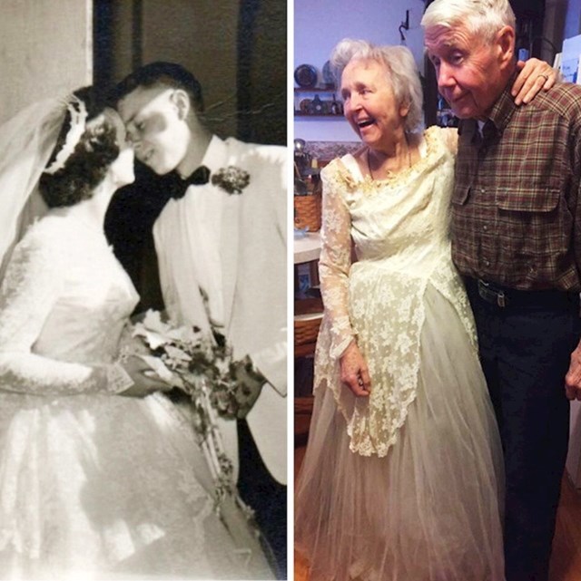"Nakon 63 godine moja baka i dalje stane u svoju vjenčanicu!"