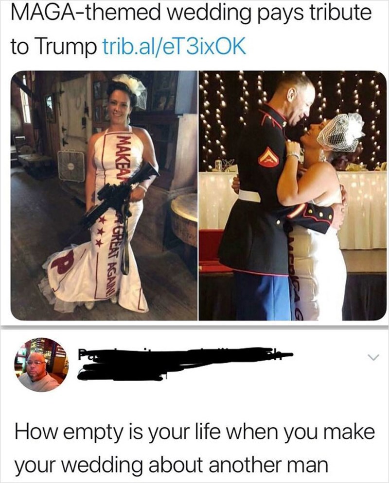 Vjenčanje u čast Trumpu