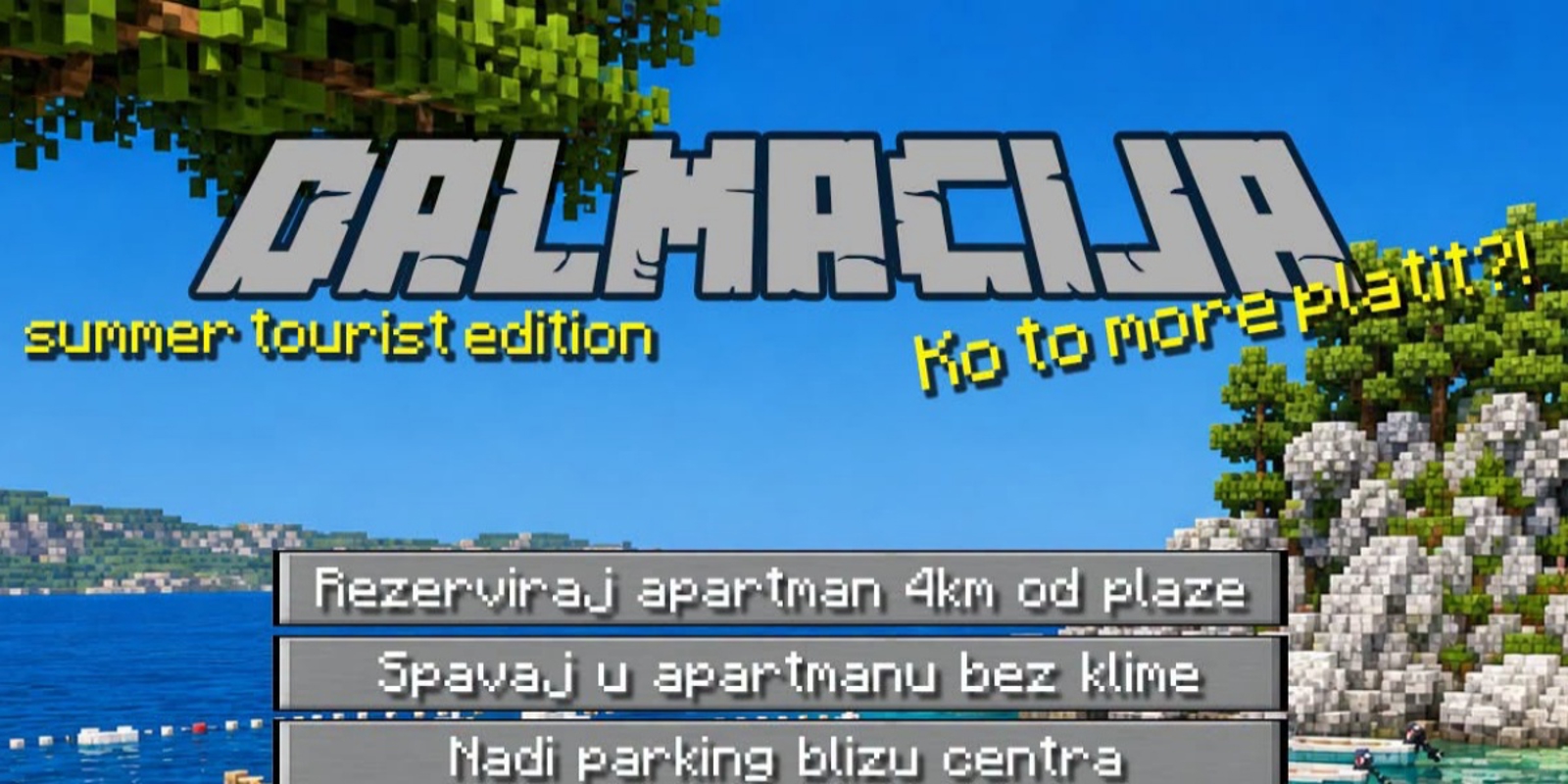 Fora pokazuje koje bi sve opcije imala videoigrica o Dalmaciji, urnebesna je i totalno pogođena