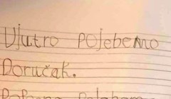 Dječak je u domaćoj zadaći zamijenio slova d i b, cijela Hrvatska smije se rezultatu