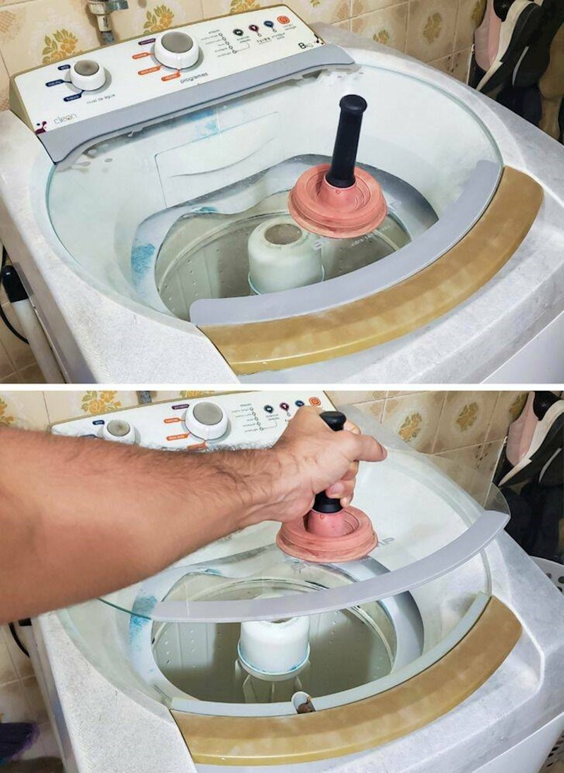 11. I poklopac mašine isto!