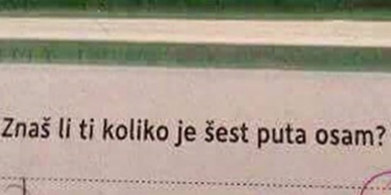 Učiteljica se nije mogla ne nasmijati kad je vidjela odgovor ovog djeteta, zaslužuje čistu peticu