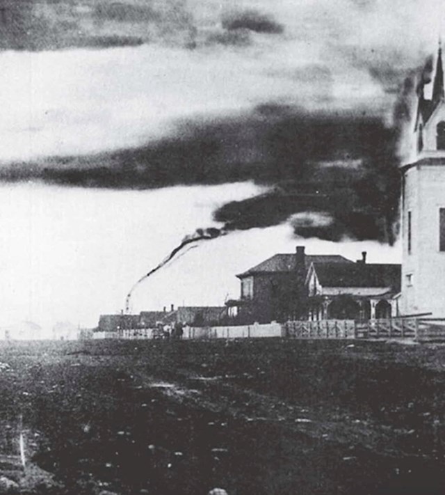 17. Prva fotografija Tornada, 1884., Garnett, Kansas, SAD