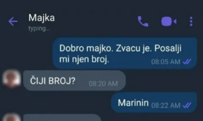 Kćer je tražila broj jedne žene, a majčin urnebesan odgovor postao je hit diljem regije