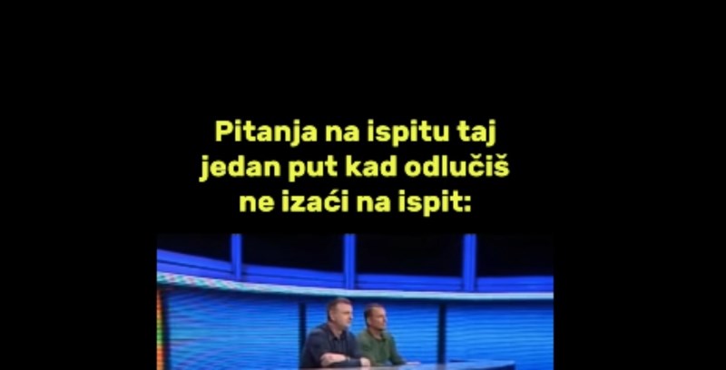 Preko 3 tisuće studenata na FB-u lajkalo je foru o pitanjima na ispitu kojeg propuste, urnebesna je