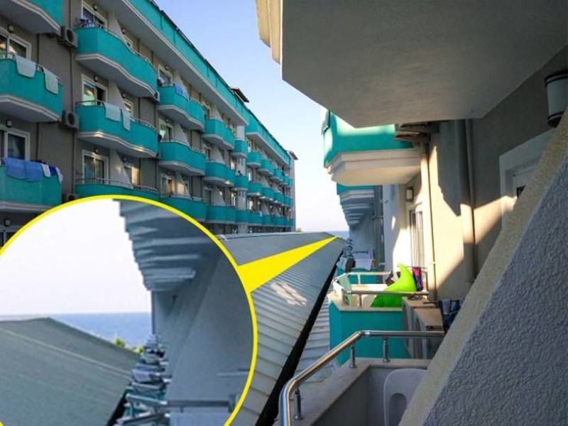 9. Obećali su nam sobu s pogledom na more. Tehnički, nisu lagali.