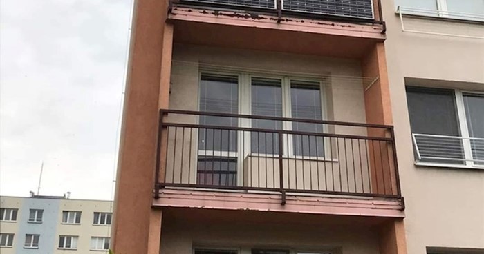 Fotka jedne zgrade u Češkoj nasmijala ljude, a sve zbog onoga što se nekome nalazi na balkonu