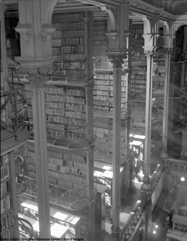 11. "Stara knjižnica u Cincinnatiju, prije nego što je srušena 1955."
