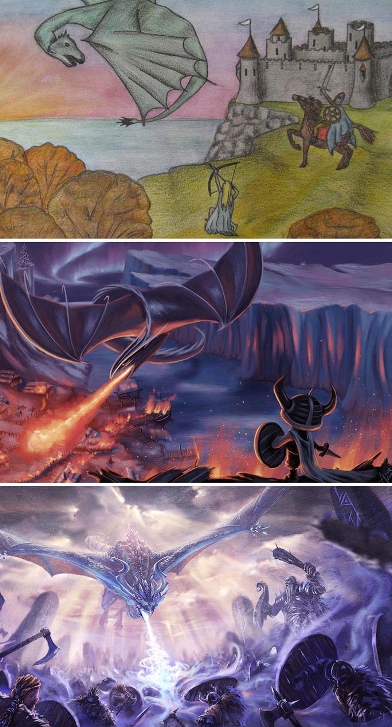 2. Napredak u crtanju kroz godine