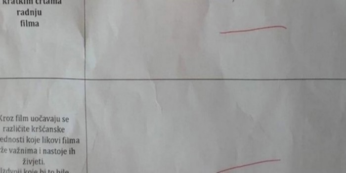 Učenici su morali ukratko prepričati radnju filma, ovaj odgovor nasmijao je sve osim profesorice