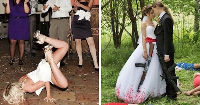 15 ekstremno čudnih situacija koje su ljudi slikali kao gosti na svadbama