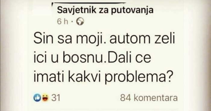Tražio je savjet preko Fejsa, plakat ćete od smijeha kad vidite komentar jedne žene