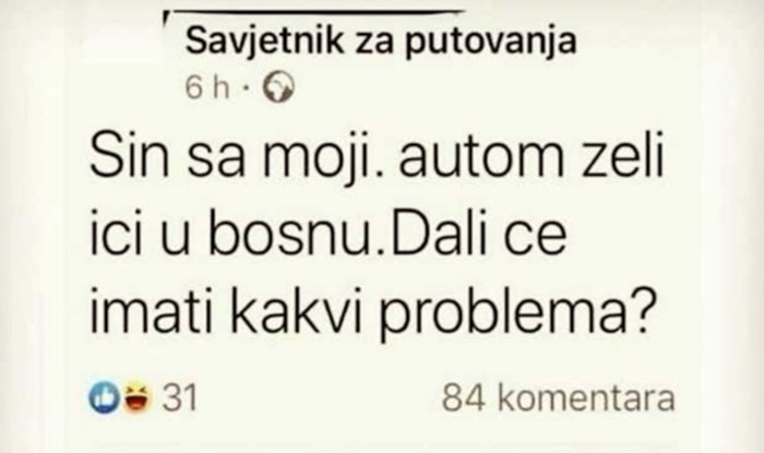 Tražio je savjet preko Fejsa, plakat ćete od smijeha kad vidite komentar jedne žene