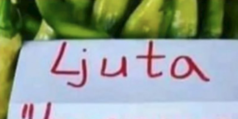 Urnebesan opis papričica s jedne tržnice nasmijao je cijelu regiju, odmah ćete vidjeti zašto