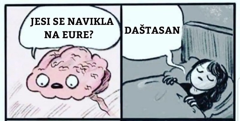 Fora o navikavanju na euro apsolutni je hit na Fejsu, ovo se barem jednom dogodilo većini nas