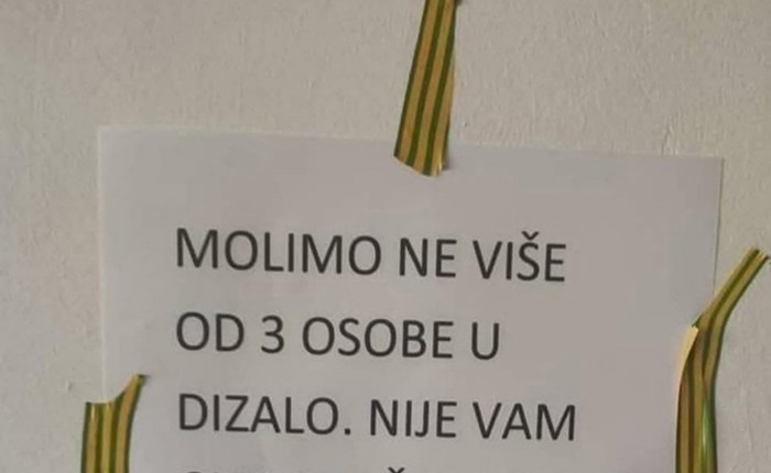 Domar zgrade ostavio je urnebesnu poruku u dizalu, stanari su je odmah morali fotkati