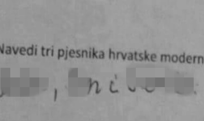 Djetetov urnebesni odgovor u testu nasmijao je profesoricu, ali i cijelu Hrvatsku!