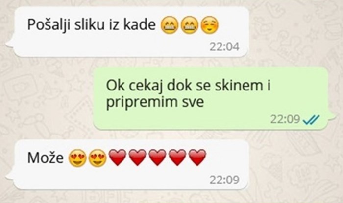 Tip je mislio da će mu cura poslati golišavu fotku iz kade, cijela regija smije se njezinom odgovoru
