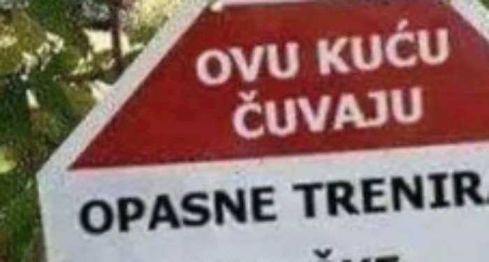 Natpis na nečijoj ogradi nasmijao je cijeli Balkan, morate vidjeti tko čuva ovu kuću