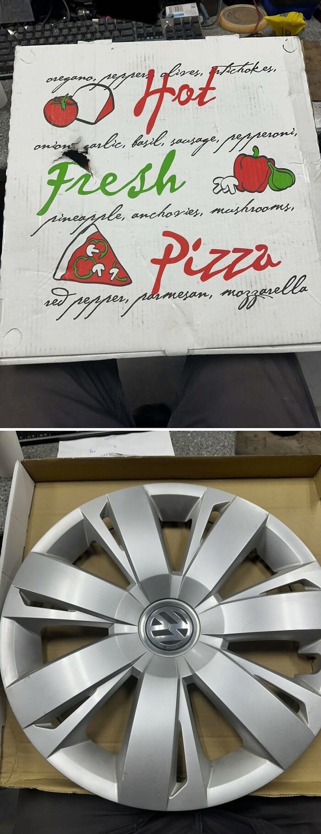 4. Ratkapa u kutiji od pizze