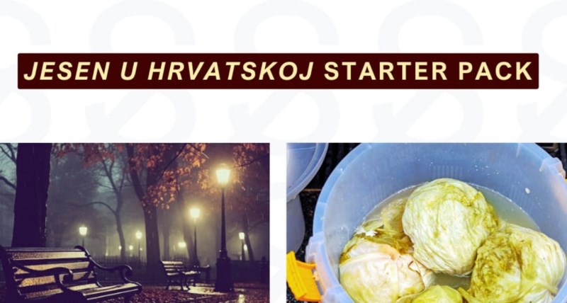 Fora pokazuje kako izgleda jedna tipična jesen u Hrvatskoj, urnebesna je i prilično točna