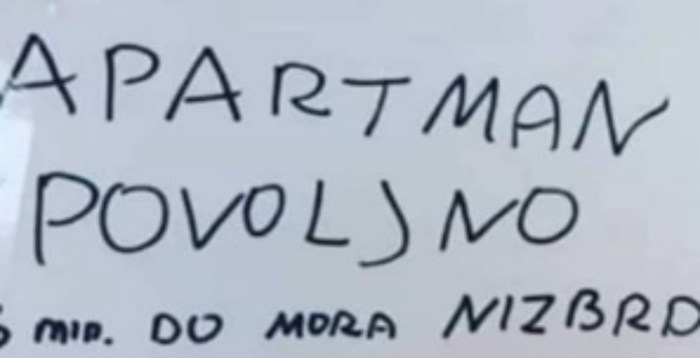 Netko je negdje u Dalmaciji primijetio nesvakidašnji oglas za apartman, odmah je postao hit