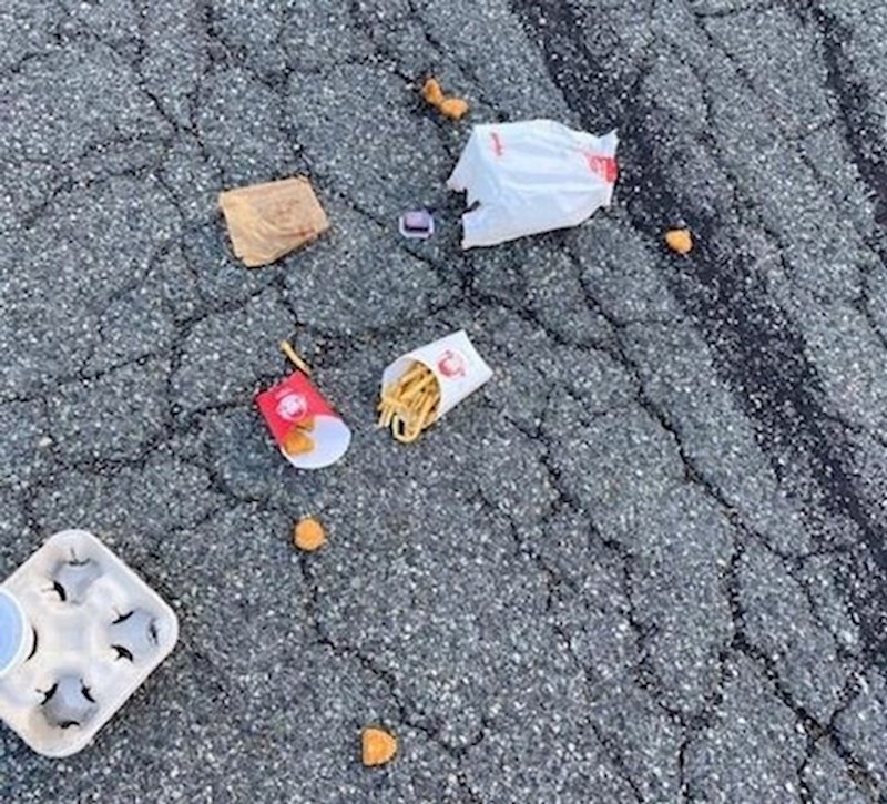 17. Na aplikaciji za dostavu dobio sam fotku da je dostava izvršena. Ovo je bila fotka.