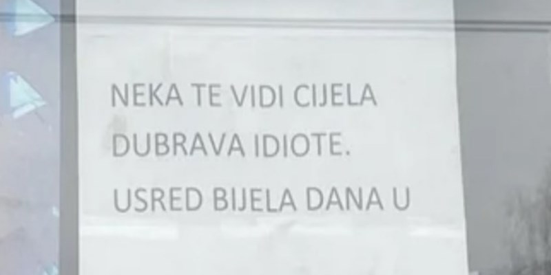 Poruke ne nečijoj kući u zagrebačkoj Dubravi plijene pažnju prolaznika, morate vidjeti ovaj hit