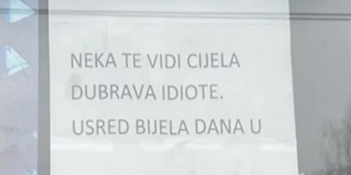 Poruke ne nečijoj kući u zagrebačkoj Dubravi plijene pažnju prolaznika, morate vidjeti ovaj hit