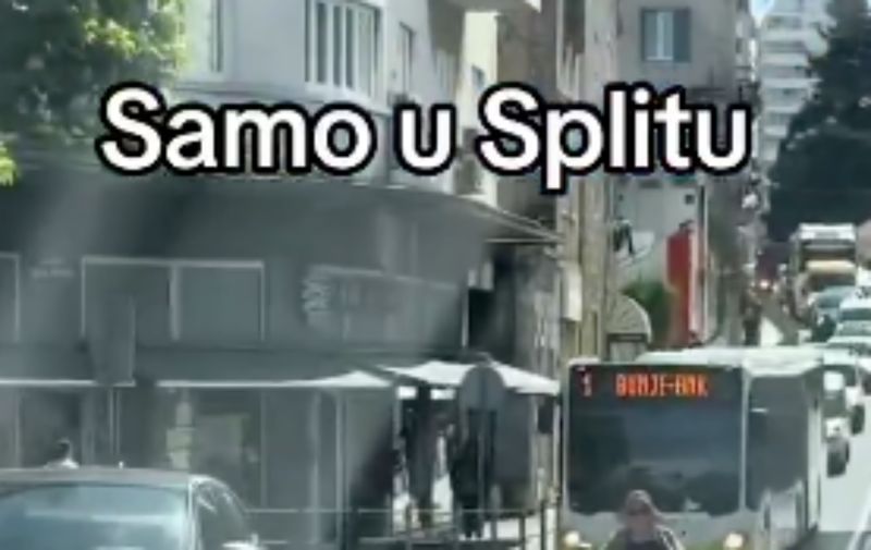 Bizaran prizor snimljen u splitskom prometu nasmijao je cijelu zemlju, odmah ćete vidjeti zašto