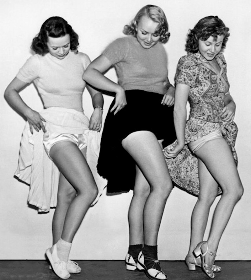 13. Cure pokazuju noge, 1940-te