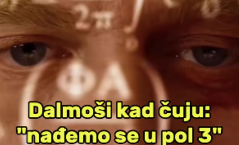 Preko 2 tisuće ljudi lajkalo je foru o razlici u izražavanju vremena Dalmoša i Purgera, hit je