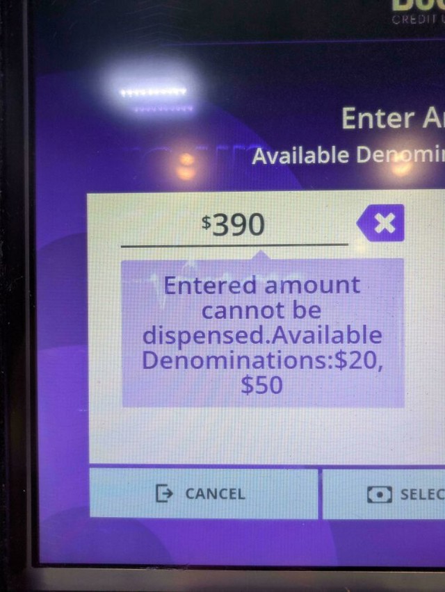 Bankomat koji ne zna matematiku