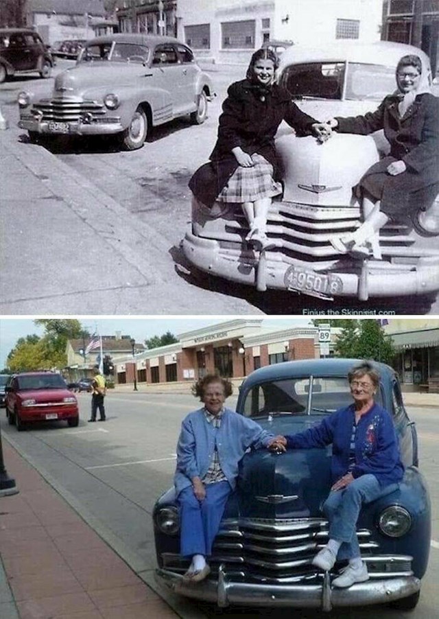 3. Djevojke na svom Chevroletu, 1947. godine i 63 godina kasnije