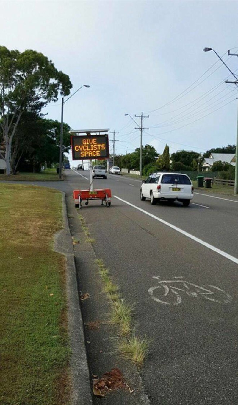 10. "Dajte prostora biciklistima"