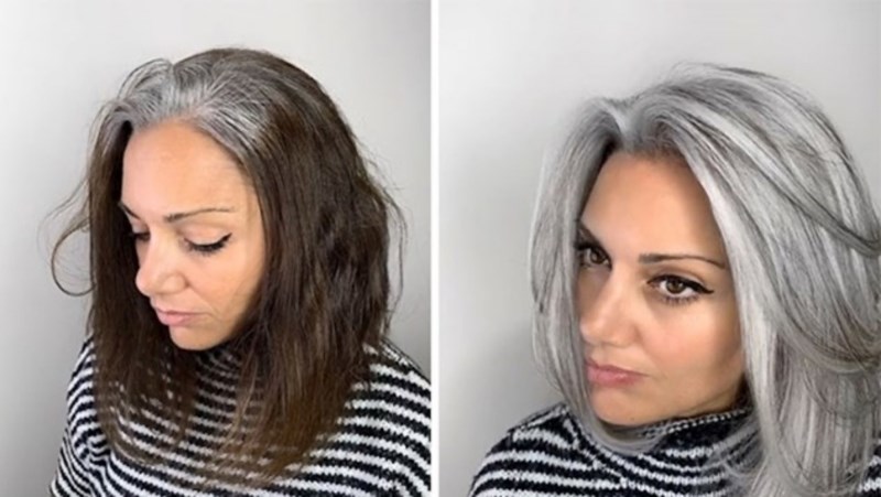 Ovaj frizer potiče svoje klijentice da naglase sijede umjesto da ih skrivaju, fotke su obišle svijet