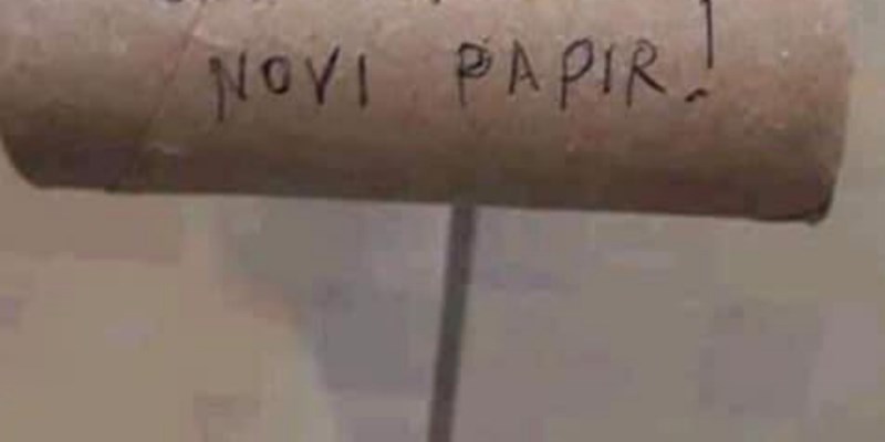 Tip je sjeo na WC i šokirao se kad je posegnuo za papirom, ovo su prave čari bračnog života