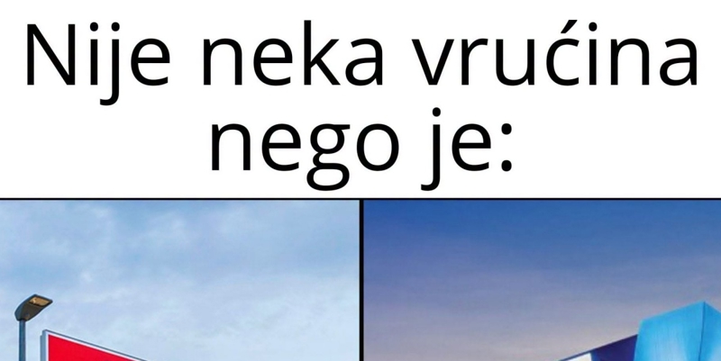 Fora o trenutačnim temperaturama nasmijala je Hrvate, morate vidjeti ovu genijalnu igru riječi