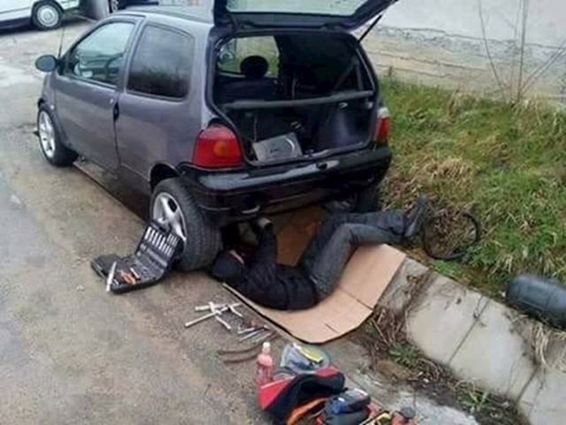 9. Savršeno mjesto za popravljanje auta