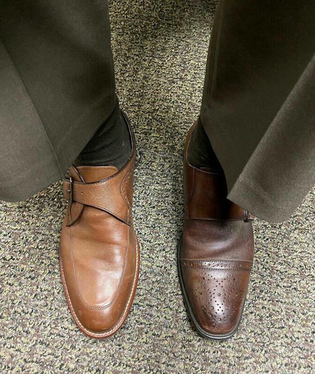 8. Obukao sam dvije različite cipele na posao danas