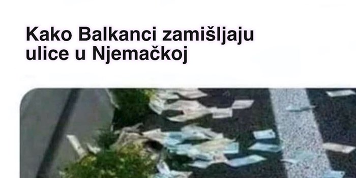 Fora pokazuje kako ljudi s Balkana zamišljaju ceste u Njemačkoj, apsolutni je hit na Fejsu