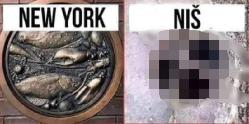 Hit usporedna slika pokazuje kako izgledaju poklopci za šaht u svijetu, a kako na Balkanu