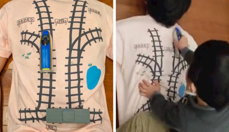 7. Tata je jako htio masažu, a bio je njegov red za čuvanje klinaca